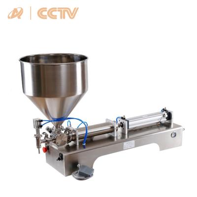 China LFM-02 Beverage Paste Filling Machine Semi Automatic Liquid Beverage Juice Sauce Bottle Manual Filler for sale