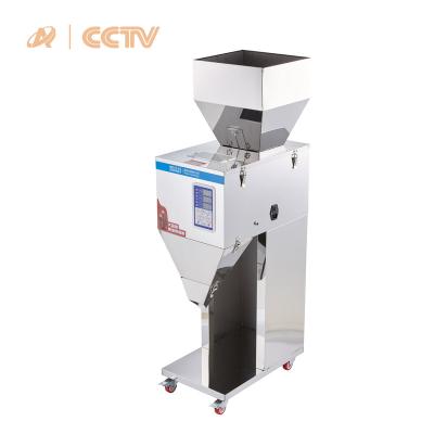 China 10-5000g Food Granule Powder Granule Weighing Filling Machine Semi Automatic Particle Packing Machine for sale