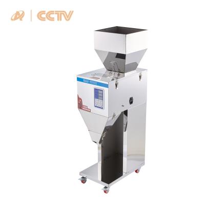 China 20-9999g Food Granule Powder Granule Weighing Filling Machine Semi Automatic Particle Packing Machine for sale