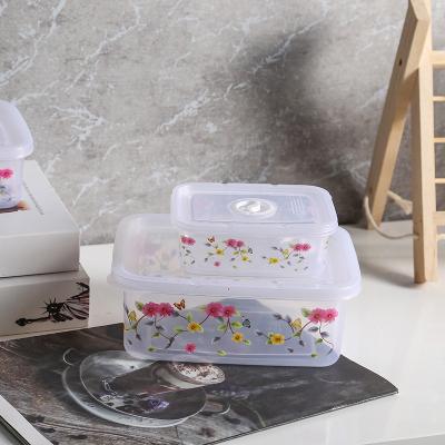 China Sustainable Creative Table Explosion Household Large Capacity Rectangular Box Dish for sale