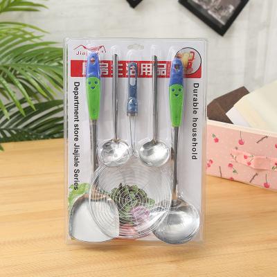 China Factory direct sale sustainable kitchen spoon set of five pieces of household products set of cooking spoon shovel for sale