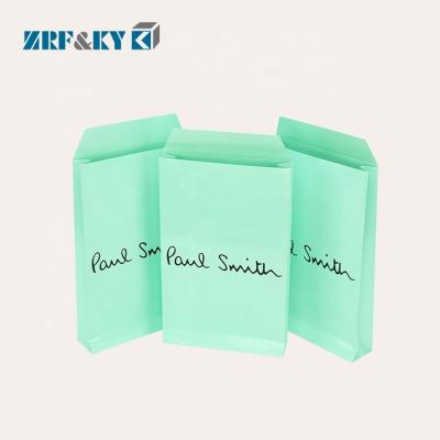 China Wholesale Recyclable Art Coated Kraft White Card Paper Packaging Pouch Envelope Printing Bags For Clothing Shirts Shopping Gift for sale