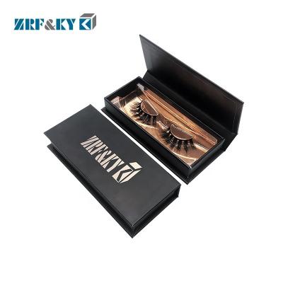 China Recyclable Custom Empty Mink Cosmetic Container Clear Eyelash Packaging Boxes for sale