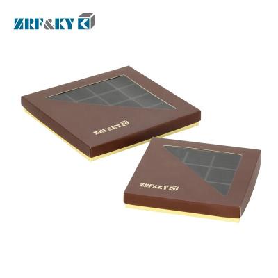 China Recyclable Custom Logo Printed Cardboard Paper Packaging Sweet Chocolate Gift Box for sale