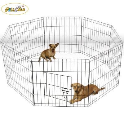 China Animal Barrier Enclosure 8 Panel Wire Viable Metal Dog Exercise Playpen Cage X Large for sale