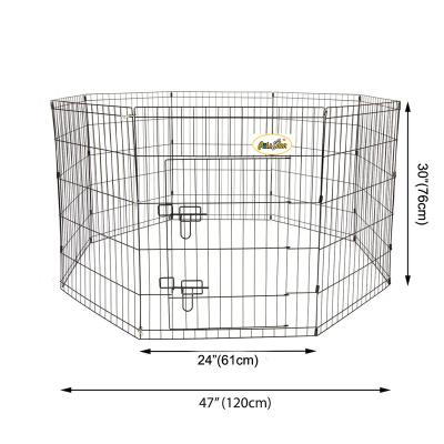 China Sustainable foldable exercise and metal pet playpen for sale