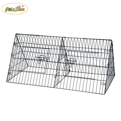 China Wire Rabbit Hutch Rabbit Cage Double Sustainable House for sale