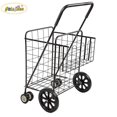 China High Quality Folding Metal Folding Shopping Cart for sale