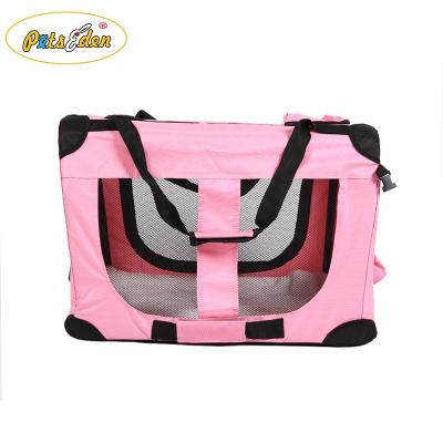 China Viable Hot Sale Airline Travel Pet Portable Crate Dog Soft Carrier Tote Bag for sale