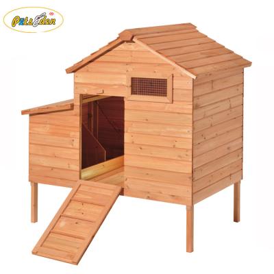 China Cheap Sustainable Easy Clean Outdoor Pet House Wooden Chicken Cage for sale