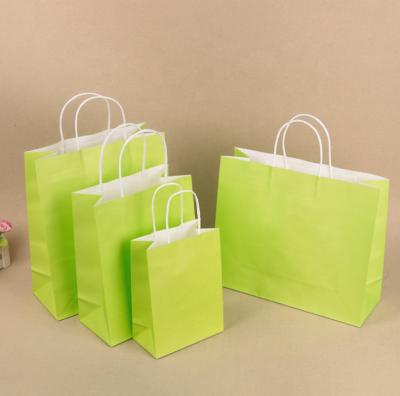 China Recycled Materials Birthday Christmas Party Wedding 100% Pure Kraft Paper Bags For Grocery Snack for sale