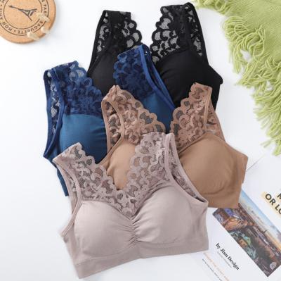 China QUICK DRY Manufacturers Lead Sales Of The Most Popular Girl Lady Sports Tube Top Wrapped Chest Vest Lace Seamless Bra for sale