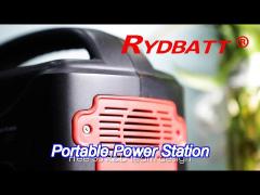 Ryder Portable power station, 320Wh LiFePO4 Battery backup,220V 200W Pure sine wave AC Outlets, PD 4