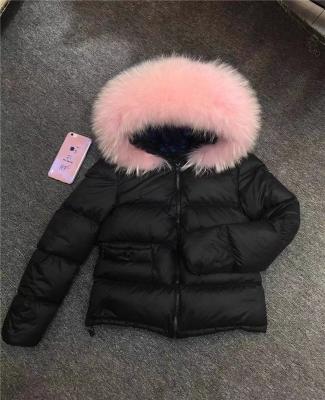 China Plus Size Raccoon Korean Style Plus Size Puffy Puffy Coat Lady Short White Duck Down Padded Jacket Women Winter Down Jackets Real for sale