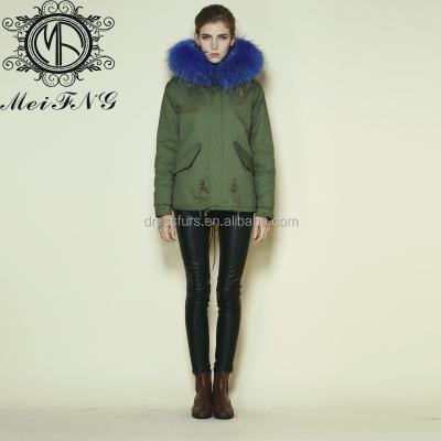 China Wholesale Plus Size Womens Plus Size Faux Fox Fur Parka Jackets for sale