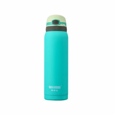 China Sustainable Sport 600ml Vacuum Stainless Steel Candy Green Insulated Custom Water Bottles for sale