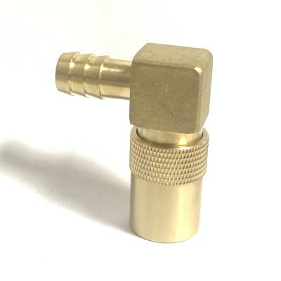 China Water Cooling Line Hot Sales DME Elbow Brass Water Pipe Quick Coupling For Water Mold Cooling for sale