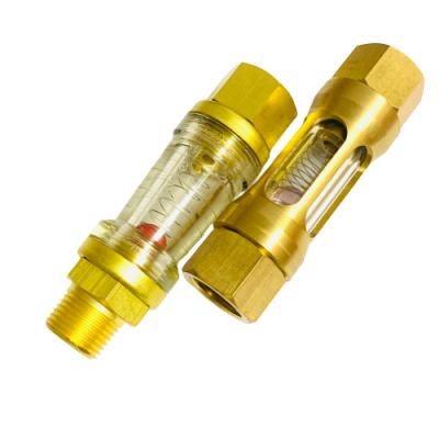 China Water Cooling Line Hot Sale 3/8 Pint Thread Water Rotameter Plastic Female Dual Flow Meter For Injection Molding for sale