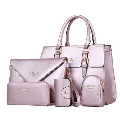 China Fashion PU Key Case Cartera Tote Bag Wholesale Leather Handbags Handbags With Custom Logo for sale