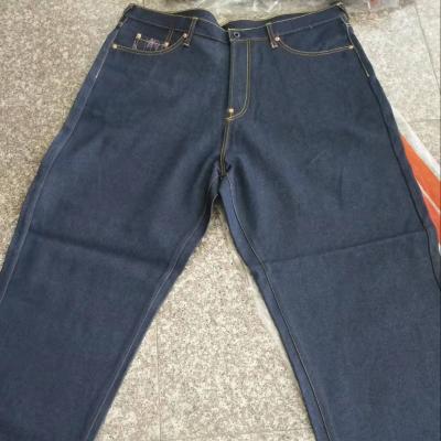 China 2021 QUICK DRY in stock ready 100% blue black cotton denim solid long jeans for men. for sale