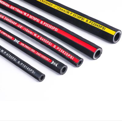 China NBR DIN EN853 2SN Standard Alfagomma High Pressure Hydraulic Hose for sale