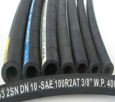 China Wire Braid Rubber Hose For DIN20022 En853 1sn 2sn SAE100 R1 R2 for sale