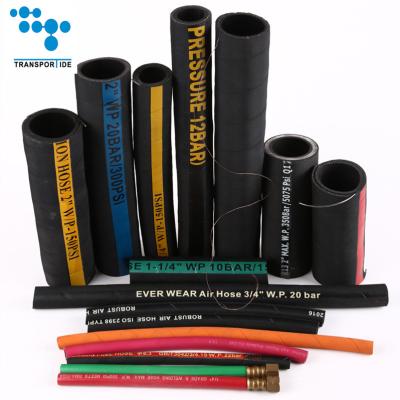 China Heavy Duty Hydraulic Hose SAE100R4 SAE Black Oil Suction for sale