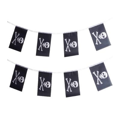 China China Manufacturer New Product Sinohigher Bunting Flag Hanging Pirate On String Polyester For Decoration for sale