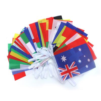 China Manufacturers Direct Selling Small National Flag Bunting Flag For Bar Party Decoration for sale