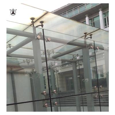 China Modern Stainless Steel Four Arms Mirror Matt Glass Curtain Wall Spider System Fit Glass Fittings for sale