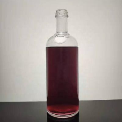 China Beverage blank 1 liter liquor glass bottles for sale fancy vodka bottles for sale