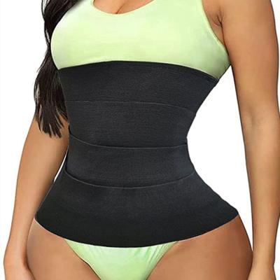 China Breathable Postpartum Trainer Women Tummy Wrap Bandage Tummy Control Wrap Shaper Waist Trainer for sale