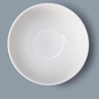 China Factory Price Sustainable Ceramic White Rice Bowl Dishes Dinner Set Custom Tableware For Round Table for sale