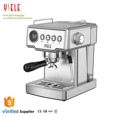 China Hotel Stainless Steel Semi-automatic Italian Cappuccino Espresso Maquina De Cafe Professional Espresso Coffee Machine A Coffee Maker for sale