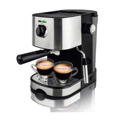 China Hot Sale High Quality 1.2L 15 Bar Espresso Coffee Maker Semi-automatic Overheat and Overpressure Protected Italian Espresso Coffee Brands for sale