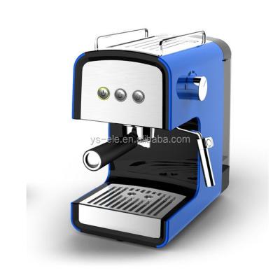 China 15 Bar Eco-friendly Electronic Type Safe Espresso Machine Cappuccino Maker With Steam Valve Small Espresso Machine for sale