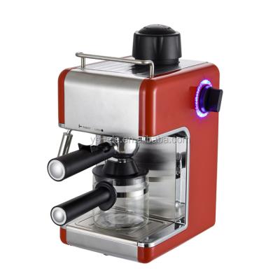 China Wholesale Cheap Hotel 3.5 Bar Steam Espresso Coffee Machine Cappuccino Function With Aluminum Alloy Filter Holder for sale