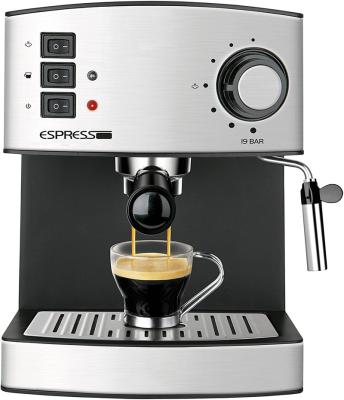 China Hotel Maker Direct Supply 850 Watts 15 Bar Espresso Coffee Maker With Stainless Double Filter Espresso Coffee Machine India for sale