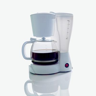 China 1.2L Household CE Certification 8 - 10 Cups Optional Hot Sale White Drip Coffee Maker Electric Black Coffee Maker for sale