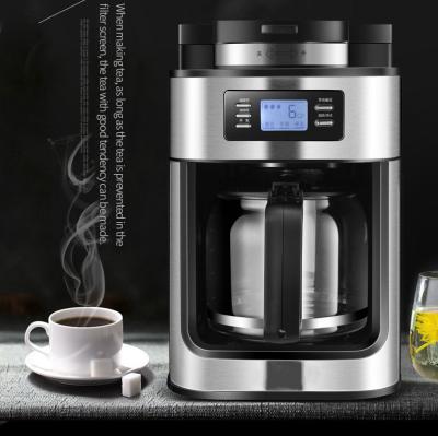 China Hotel Hot Selling Grinding Beans Operate Maker Digital Porcelain Coffee Maker Professional LCD Display Coffee Machine for sale