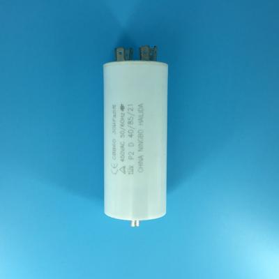 China AC/motor capacitor for air conditioner 25uf 450vac cbb60 40/85/21 for sale