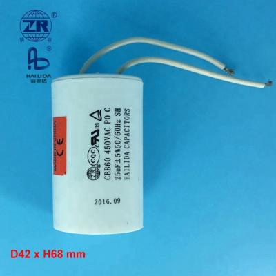 China Cbb60 25uf 500vac Shipping And Handling Motor 40/85/21 AC / Capacitor D PO for sale