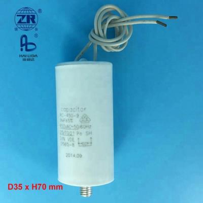 China Ignition capacitor 9uf capacitor 250vac 50/60hz 25/70/21 for sale