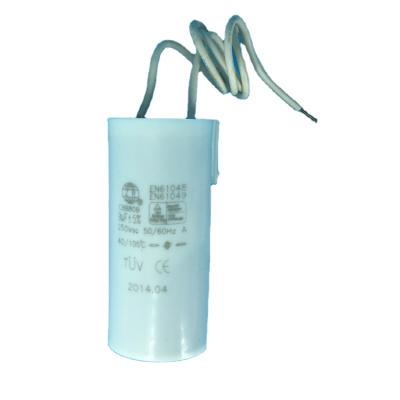 China Emergency Light Super Capacitor 250v Ignition With CBB80 9uF Lead Wire for sale