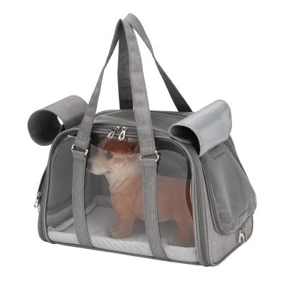 China Fashion Dog Carrier Packing Pet Shoulder Bag Cat Bag Breathable Luxury Pet Carrier Bag for sale