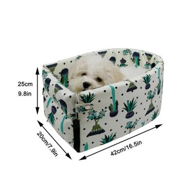 China Durable Universal Dog Armrest Box Non-Slip Quilted Travel Pet Car Seat Outdoor Carrier Bags for sale