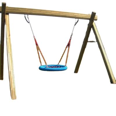 China Modern Garden Outdoor Heavy Duty Cobweb Swing With Playground for sale