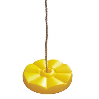 China Minimalist Kids Garden Disc Plastic Swing With Nylon Rope for sale