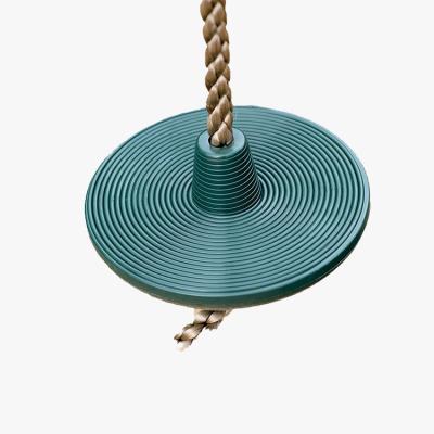 China Diameter 30cm Traditional Round Plastic Disc Swing Seat For Kids for sale