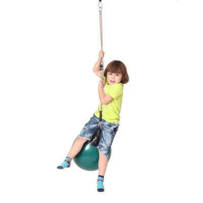 China Modern Garden Child Play Beacon Ball Swing Hanging With Rope for sale